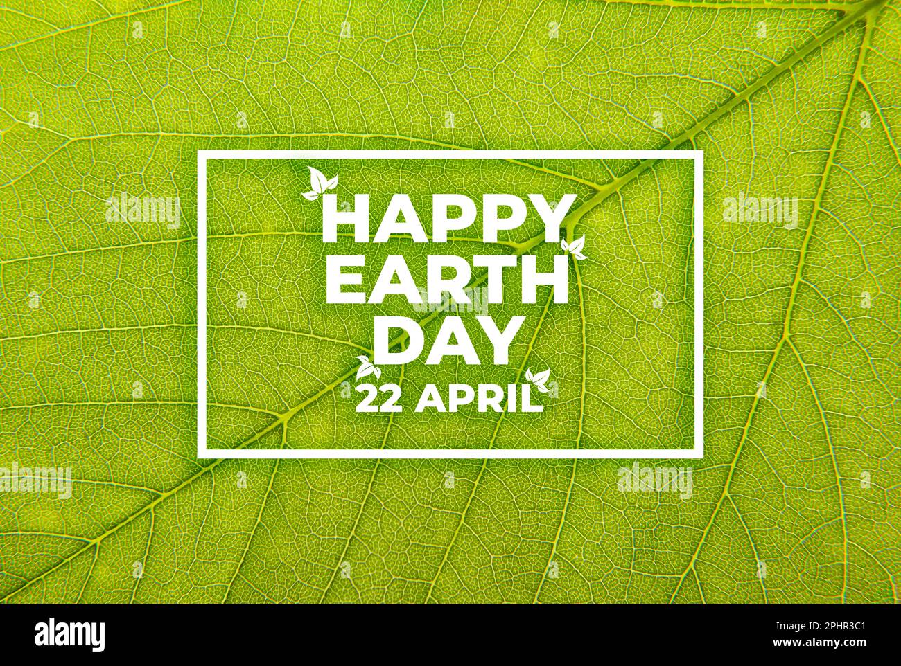 Bonne journée de la Terre. Concept écologique. Contexte de la journée mondiale de l'environnement. Sauver la terre. Journée verte. Banque D'Images