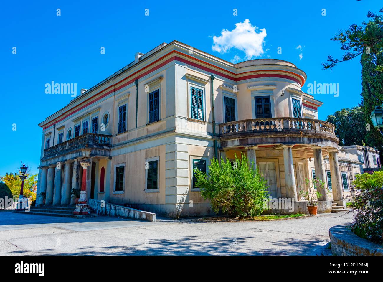 Musée de Palaiopolis - mon repos à Corfou, Grèce. Banque D'Images