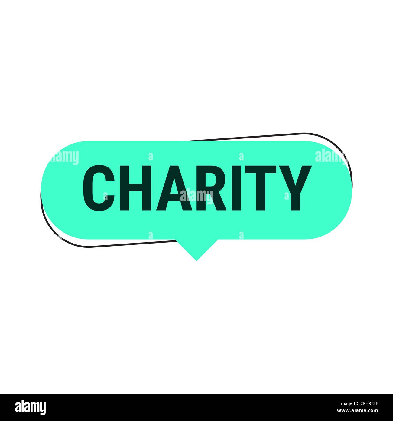 Charity and générosité turquoise Vector légende bannière avec rappel à donner pendant le ramadan Illustration de Vecteur