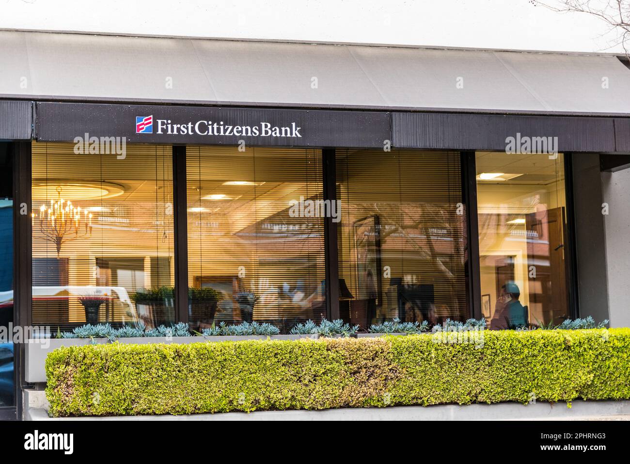 La première banque de citoyens qui a pris le contrôle de la Silicon Valley Bank cette banque est située à Walnut Creek en Californie Banque D'Images