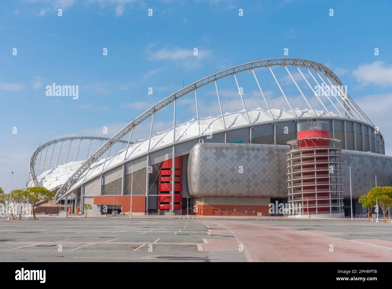 Stade international de Khalifa à Doha, Qatar. Banque D'Images