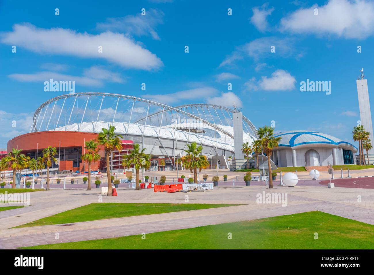 Stade international de Khalifa à Doha, Qatar. Banque D'Images