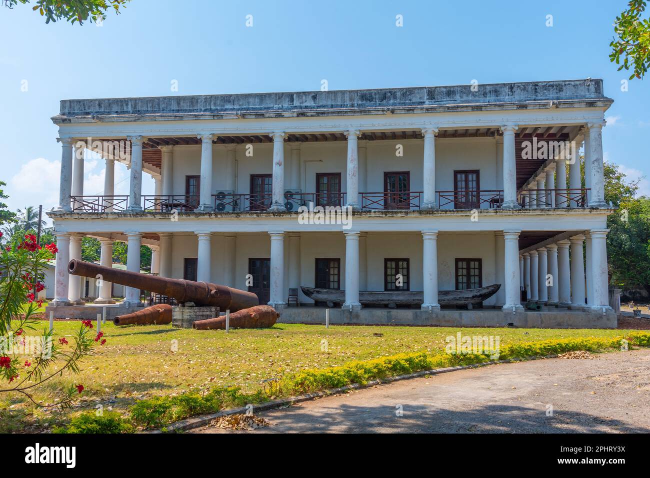 Musée d'histoire maritime et navale de Trincomalee, Sri Lanka. Banque D'Images