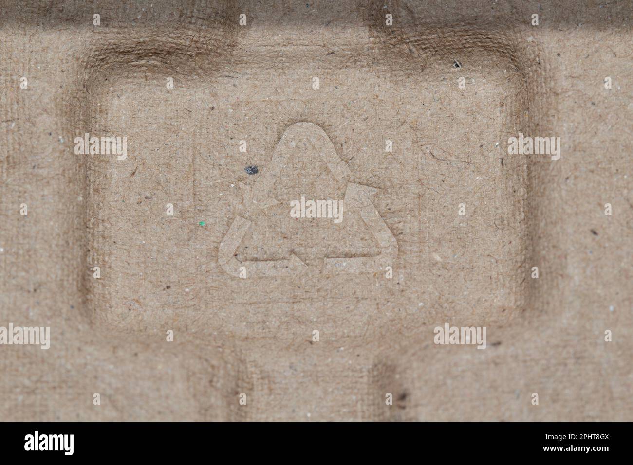 Emballage en carton moulé sur mesure ! Banque D'Images