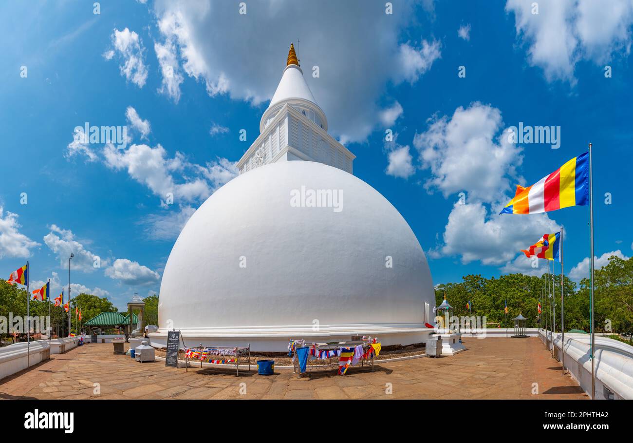 Sanctuaire de Kirivehara (Kiri Vehera) à Kataragama, Sri Lanka. Banque D'Images