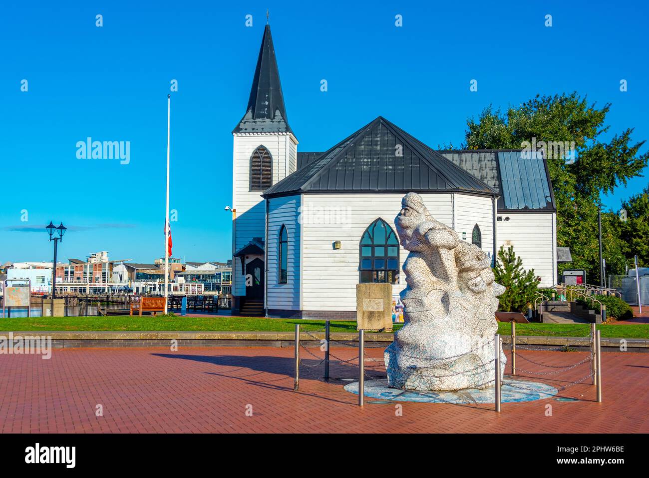 Norwegian Church Arts Centre à la capitale galloise Cardiff. Banque D'Images