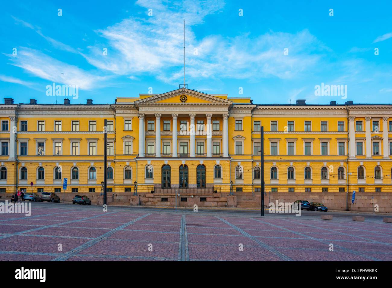 Bureau du Premier ministre à Helsinki, Finlande. Banque D'Images