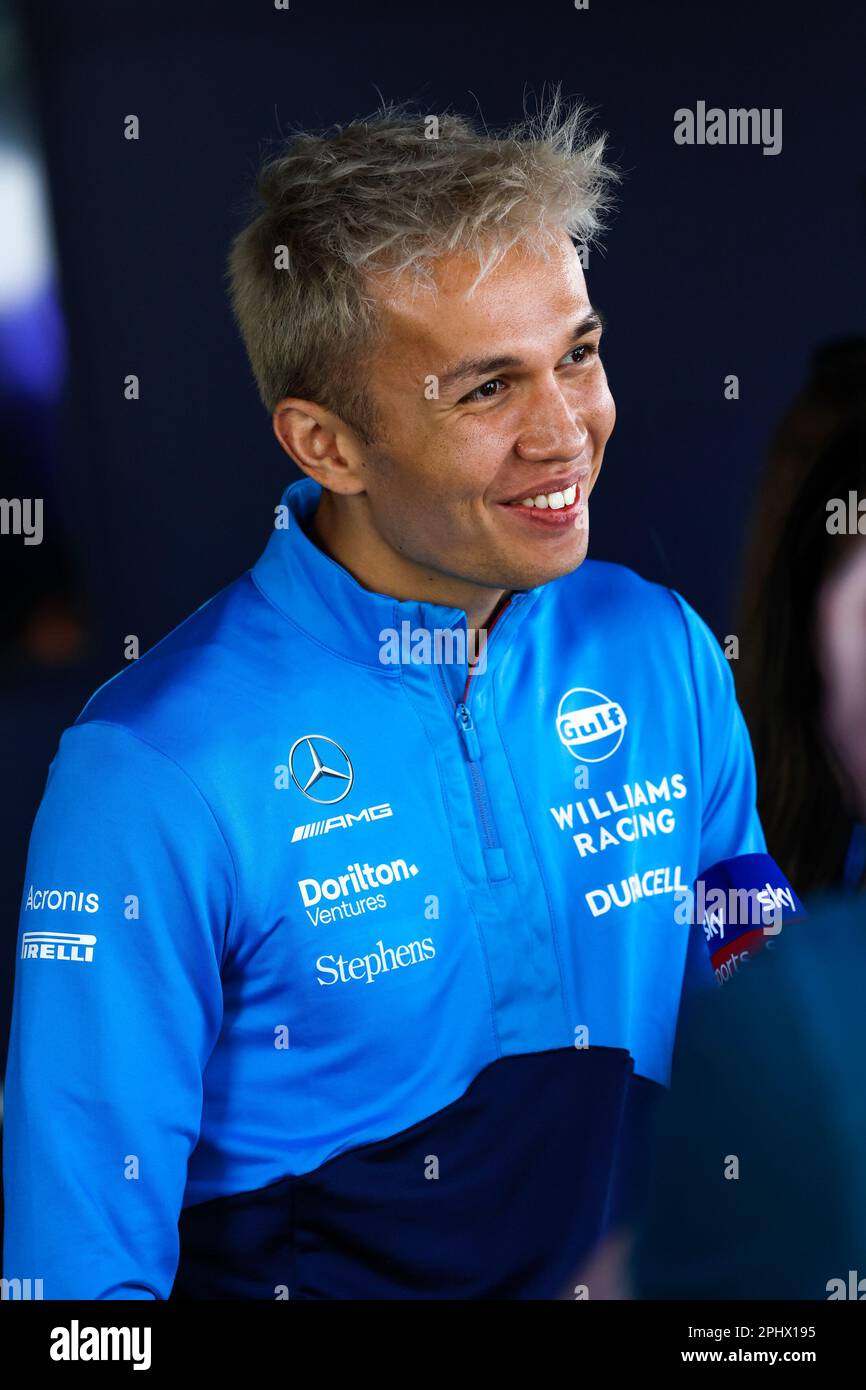 Melbourne, Australie. 30th mars 2023. ALBON Alexander (tha), Williams Racing FW45, portrait du Grand Prix d'Australie Rolex de Formule 1 2023, 3rd tour du Championnat du monde de Formule 1 2023 de 31 mars à 2 avril 2023 sur le circuit Albert Park, à Melbourne, Australie - photo DPPI crédit: DPPI Media/Alamy Live News Banque D'Images
