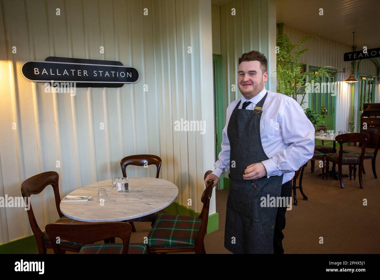 Ecosse, Ballater , ancienne gare royale de Ballater Banque D'Images