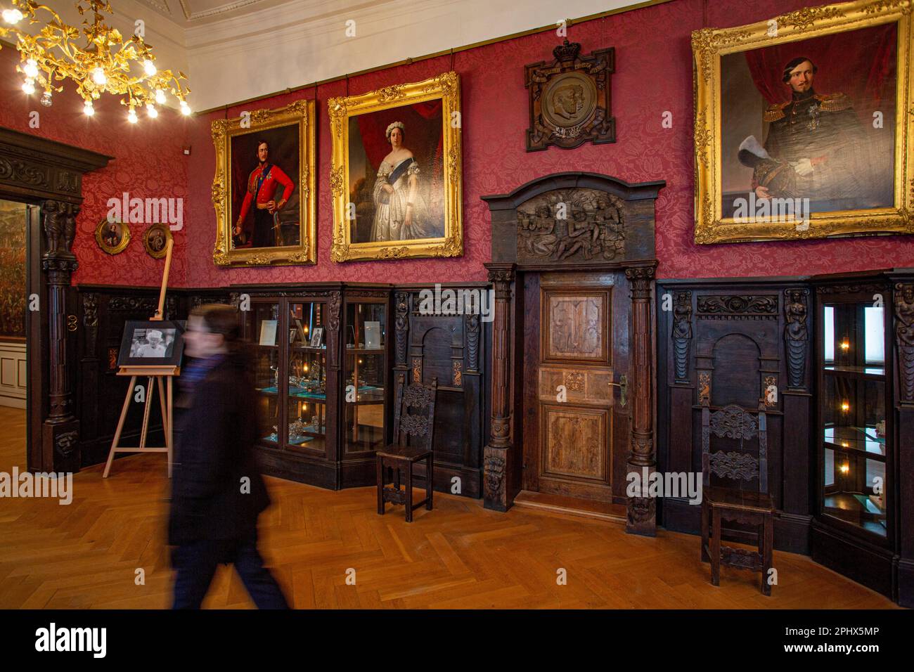 Gotha Castle Museum , Gotha, Thuringe, Allemagne, Europe Banque D'Images