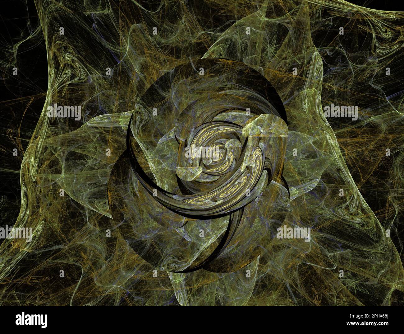Image Imaginatory luxuriante texture fractale arrière-plan abstrait Banque D'Images