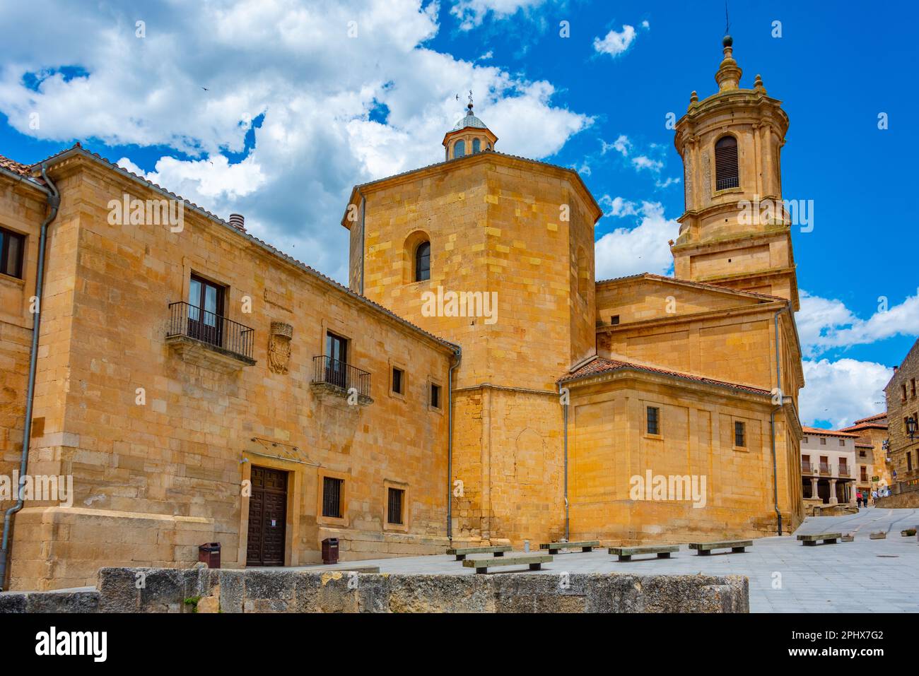 Monastère de Santo Domingo de Silos en Espagne. Banque D'Images