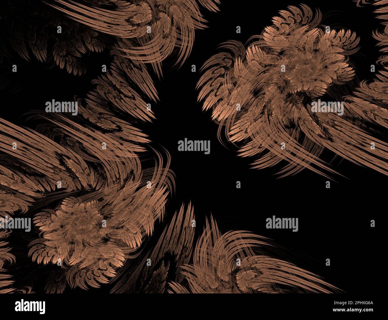 Image Imaginatory luxuriante texture fractale arrière-plan abstrait Banque D'Images