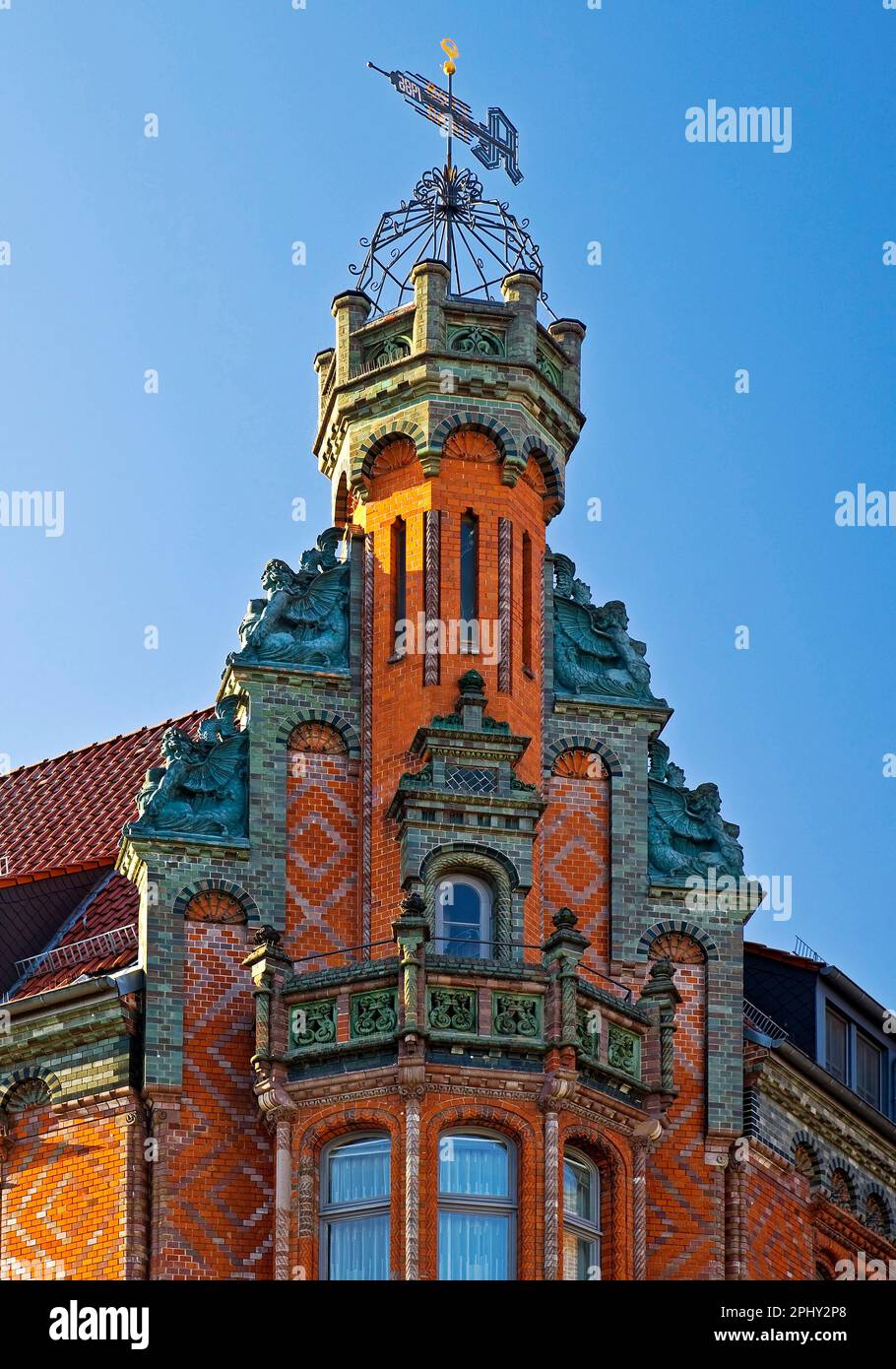 pharmacie townhall dans la vieille ville, Allemagne, Basse-Saxe, Hanovre Banque D'Images