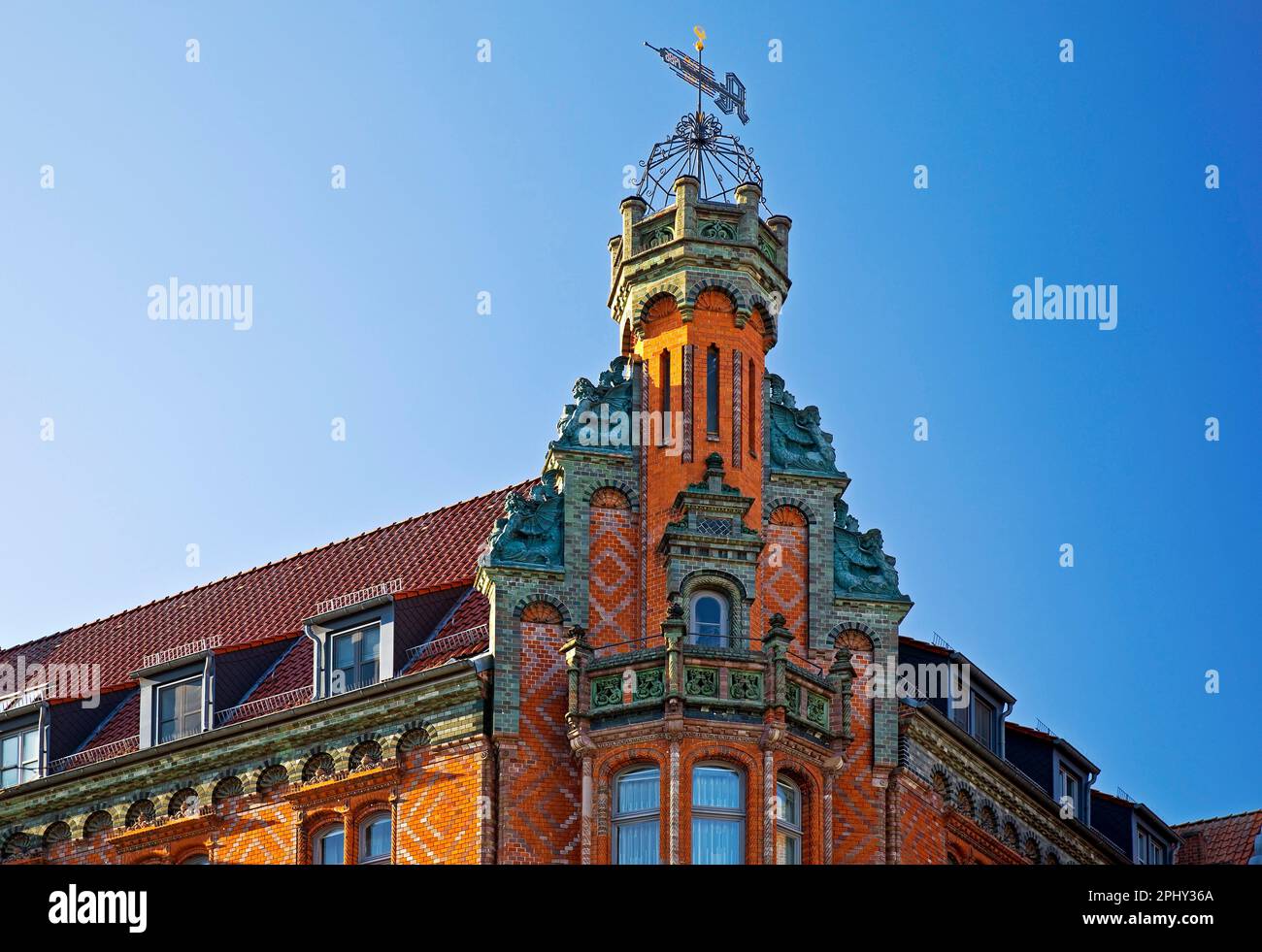 pharmacie townhall dans la vieille ville, Allemagne, Basse-Saxe, Hanovre Banque D'Images