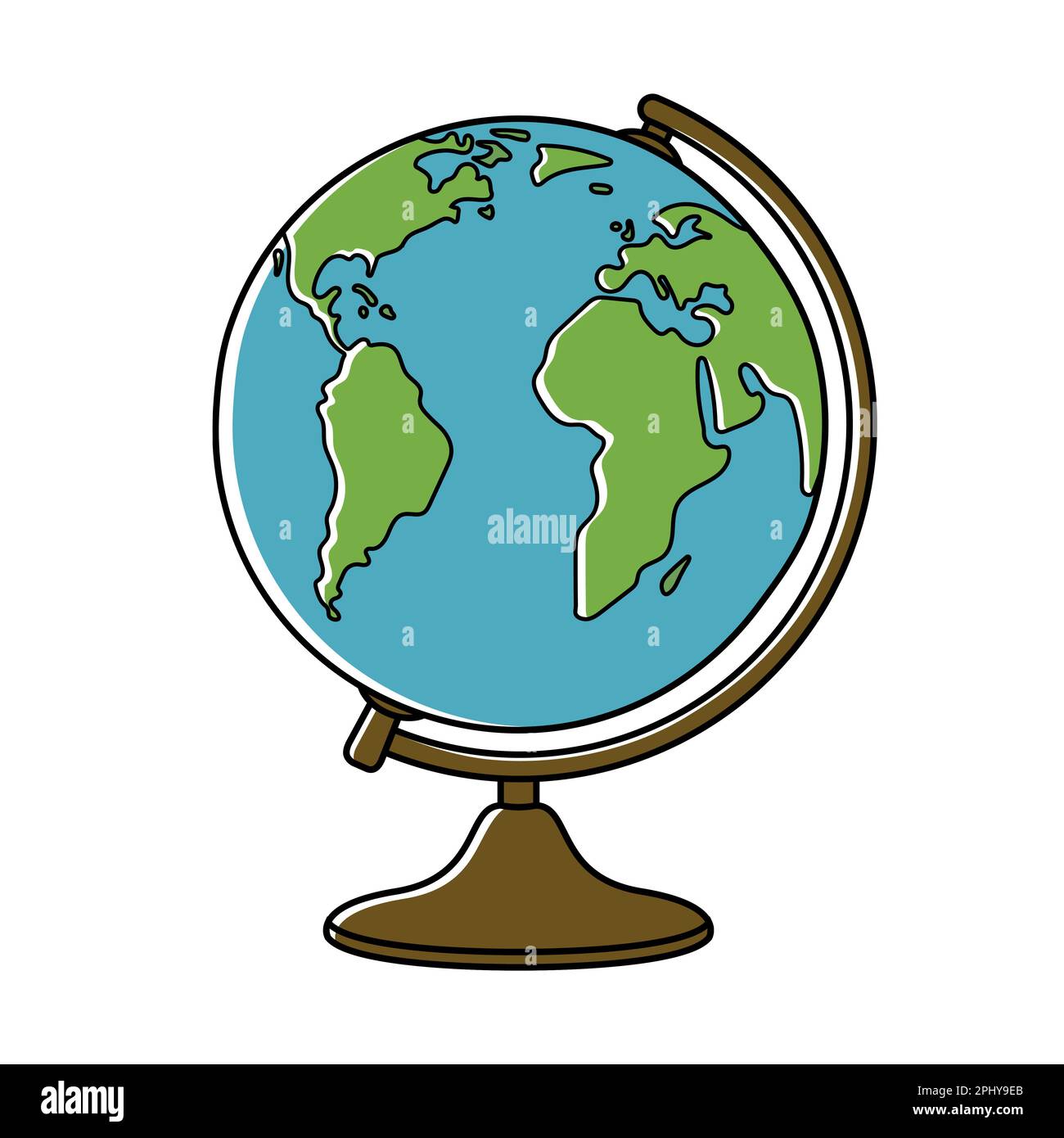 Carte Du Globe Plat Continents Carte Du Globe Plat Continents