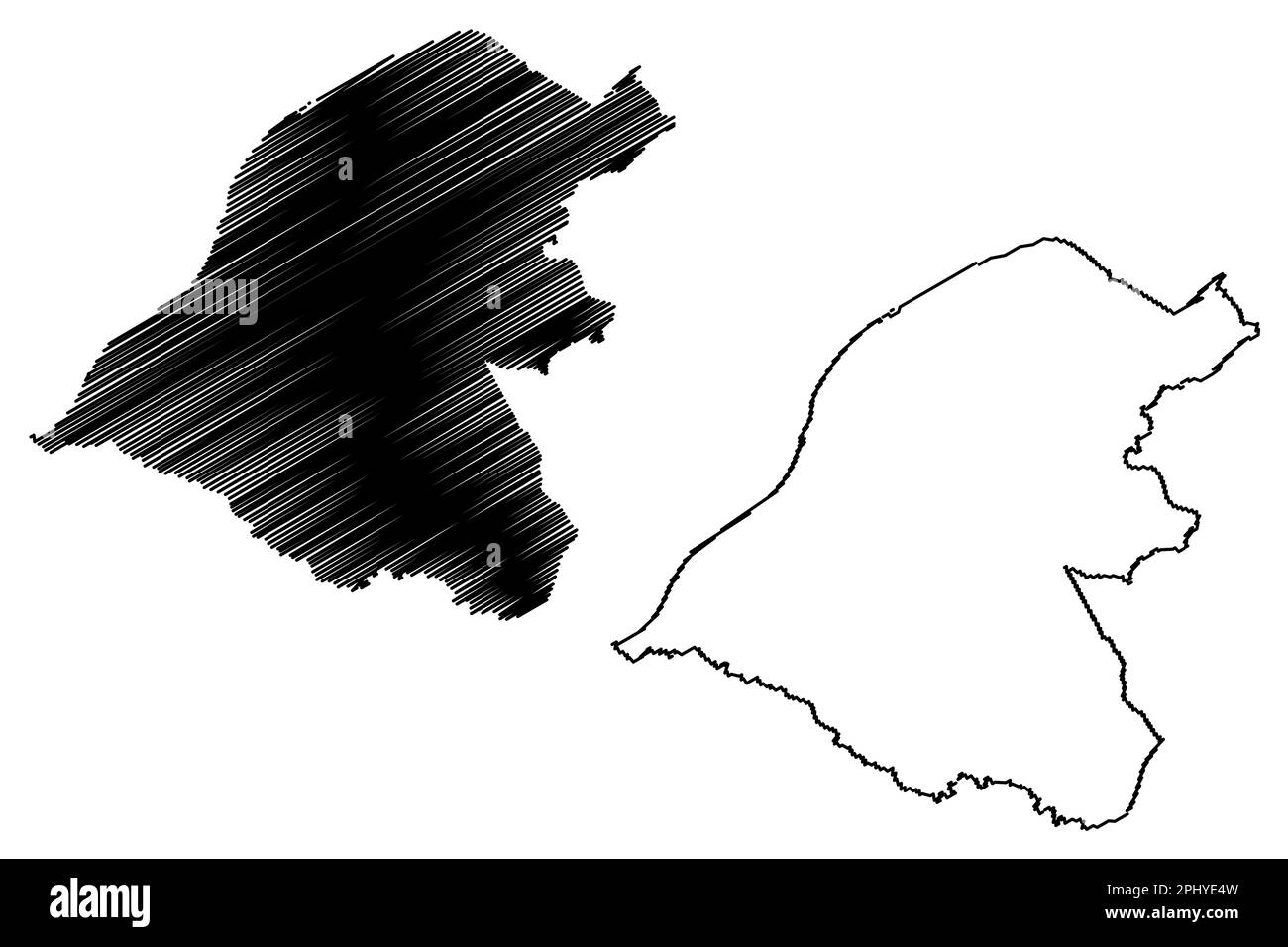 Metropolitan Borough of Trafford (Royaume-Uni de Grande-Bretagne et d'Irlande du Nord, comté métropolitain et cérémonial Greater Manchester, Angleterre Illustration de Vecteur