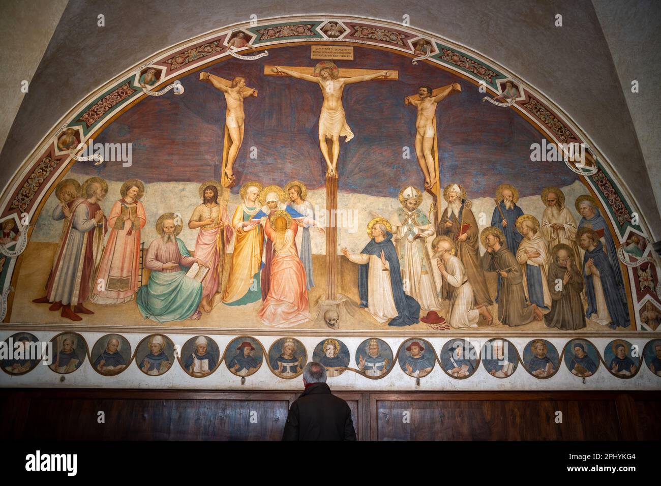 FRA Angelico, Crucifixion, Museo di San Marco, Florence Banque D'Images