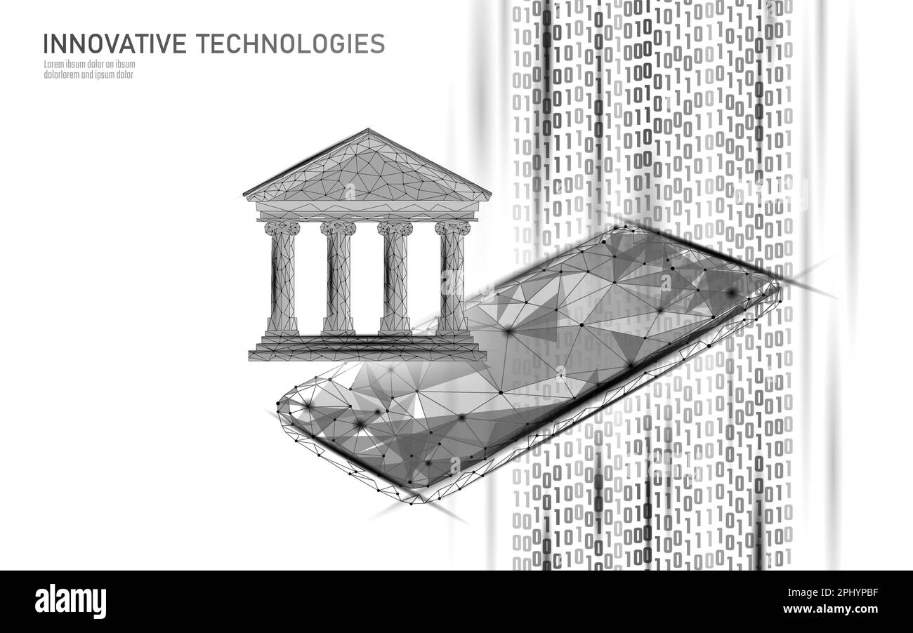 Paiement en ligne par la banque financière. Technologie de l'information sur les dépôts d'investissement de change. Bleu résumé web Internet vecteur de paiement électronique Illustration de Vecteur