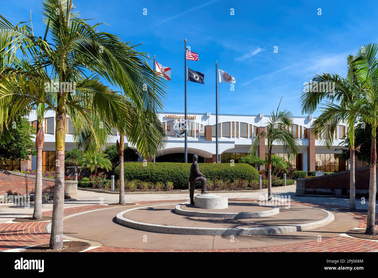 Campus de l'Université du centre de la Floride à Orlando, en Floride. Banque D'Images