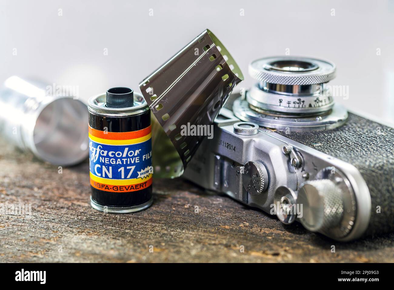 Caméra analogique, caméra, film négatif au format 35mm, studio, Allemagne Banque D'Images