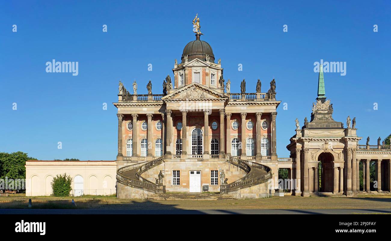 Université de Potsdam, Campus Neues Palais, Parc Sanssouci, Potsdam, Brandebourg, Allemagne Banque D'Images