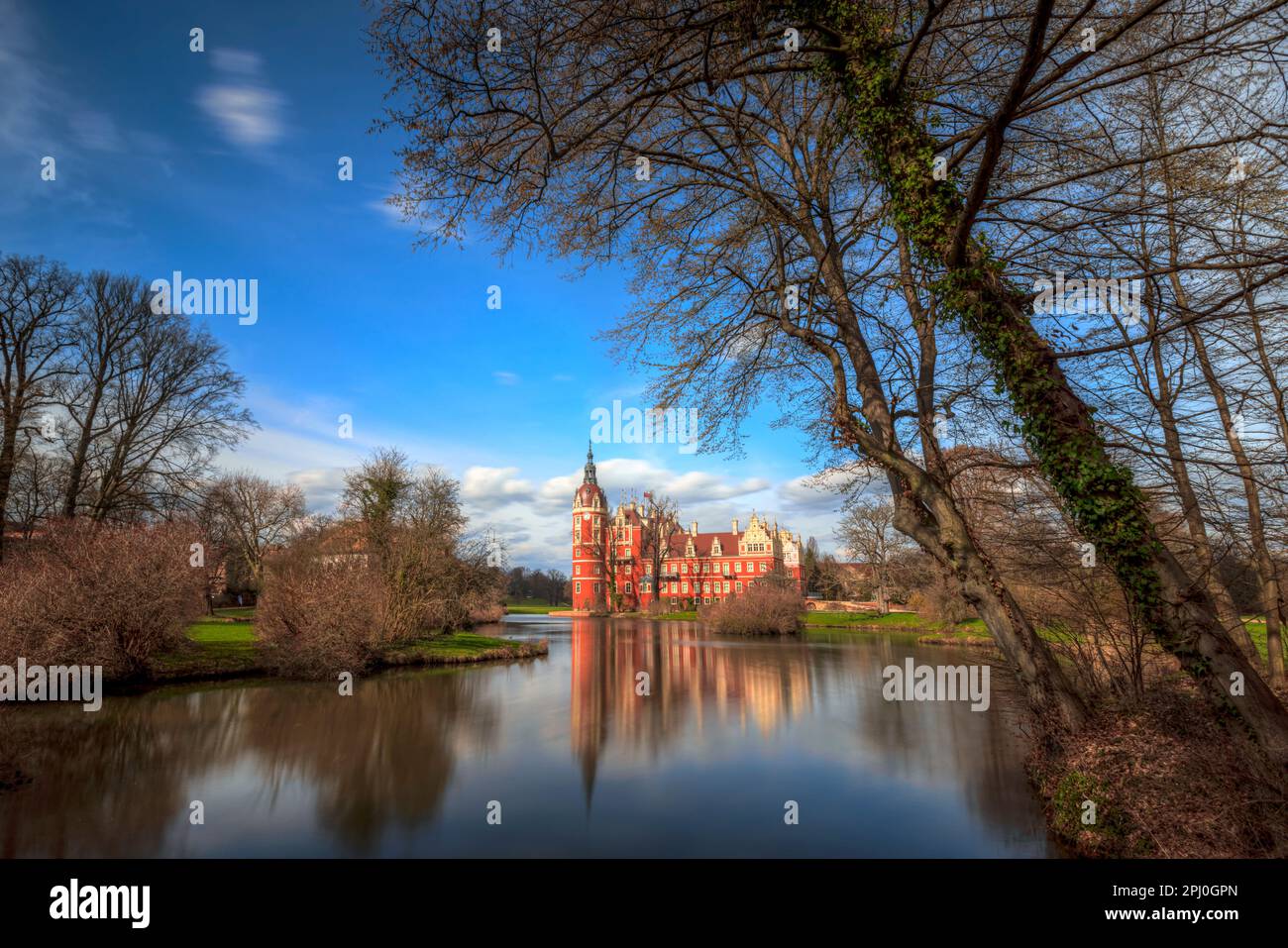 Bad Muskau, haute-Lusatia, Saxe, Allemagne Banque D'Images