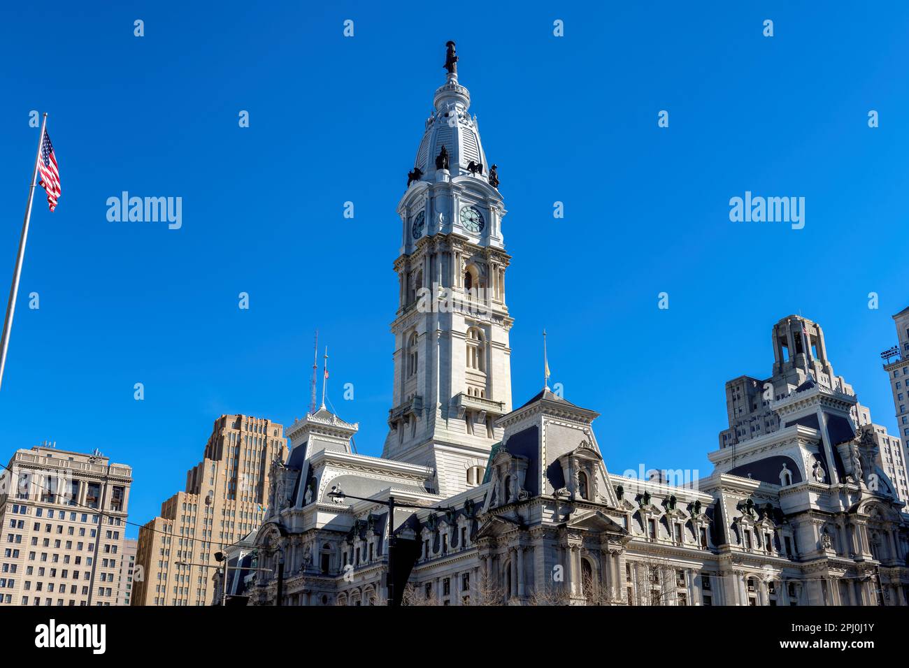 L'Hôtel de ville de Philadelphie, Philadelphia, Pennsylvania, USA Banque D'Images