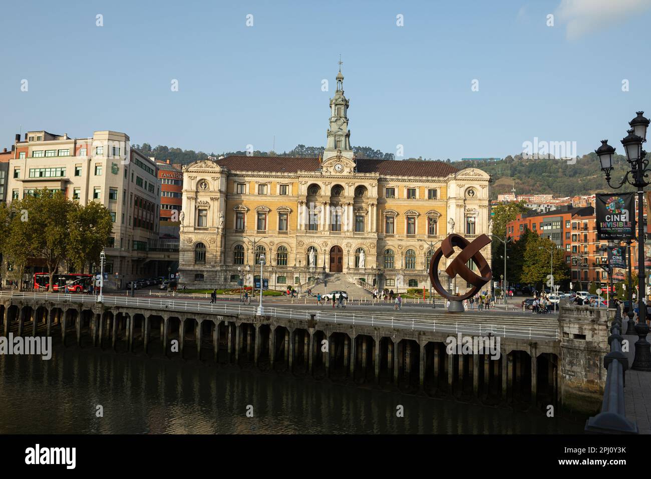 Hôtel de ville de Bilbao - Bilboko Udaletxea à Bilbao, pays basque, Espagne Banque D'Images