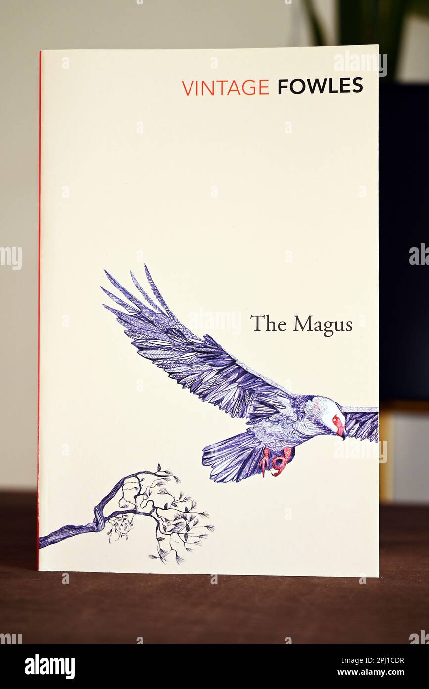 Lublin, le 25 mars 2023. Livre classique « The Magus » de John Fowles. Banque D'Images