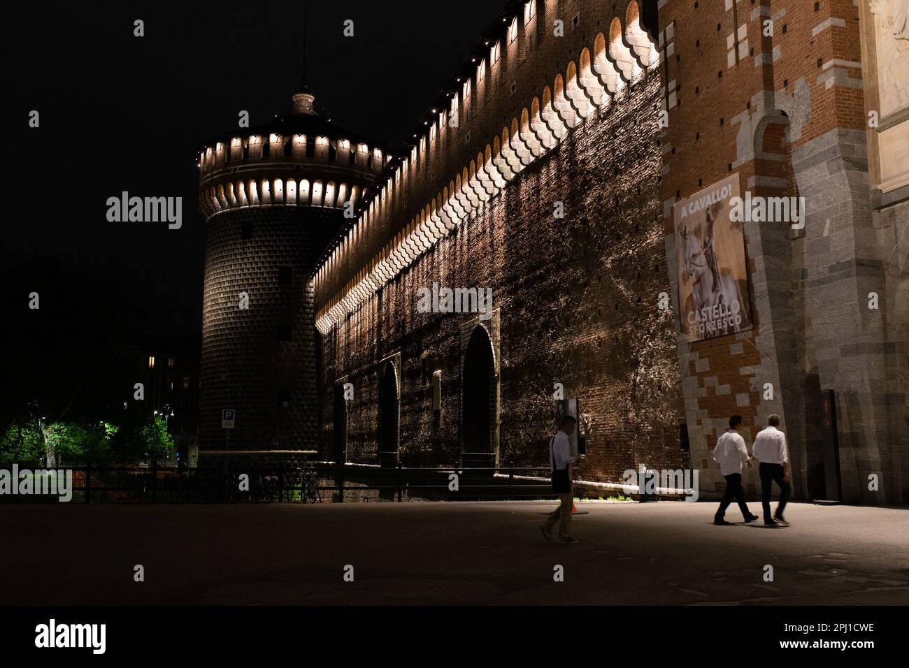 Castello Sforzesco dans le centre de Milan, en Italie Banque D'Images Castello Sforzesco dans le centre de Milan, en Italie Banque D'Images