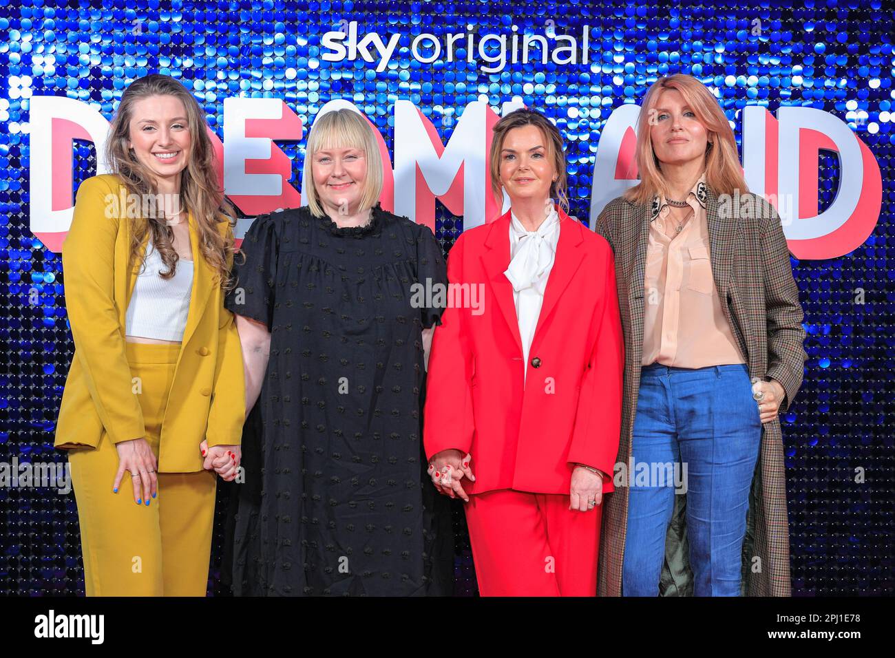 Picturehouse Central, Londres, Royaume-Uni. 30th mars 2023. Au photocall pour la nouvelle comédie noire 'Dereamland'. Dreamland est une nouvelle comédie de Sky Atlantic à Margate qui évolue autour d'une famille multigénérationnelle et de quatre sœurs réunies dans la ville côtière de Kentish. Crédit : Imagetraceur/EMPICS/Alamy Live News Banque D'Images