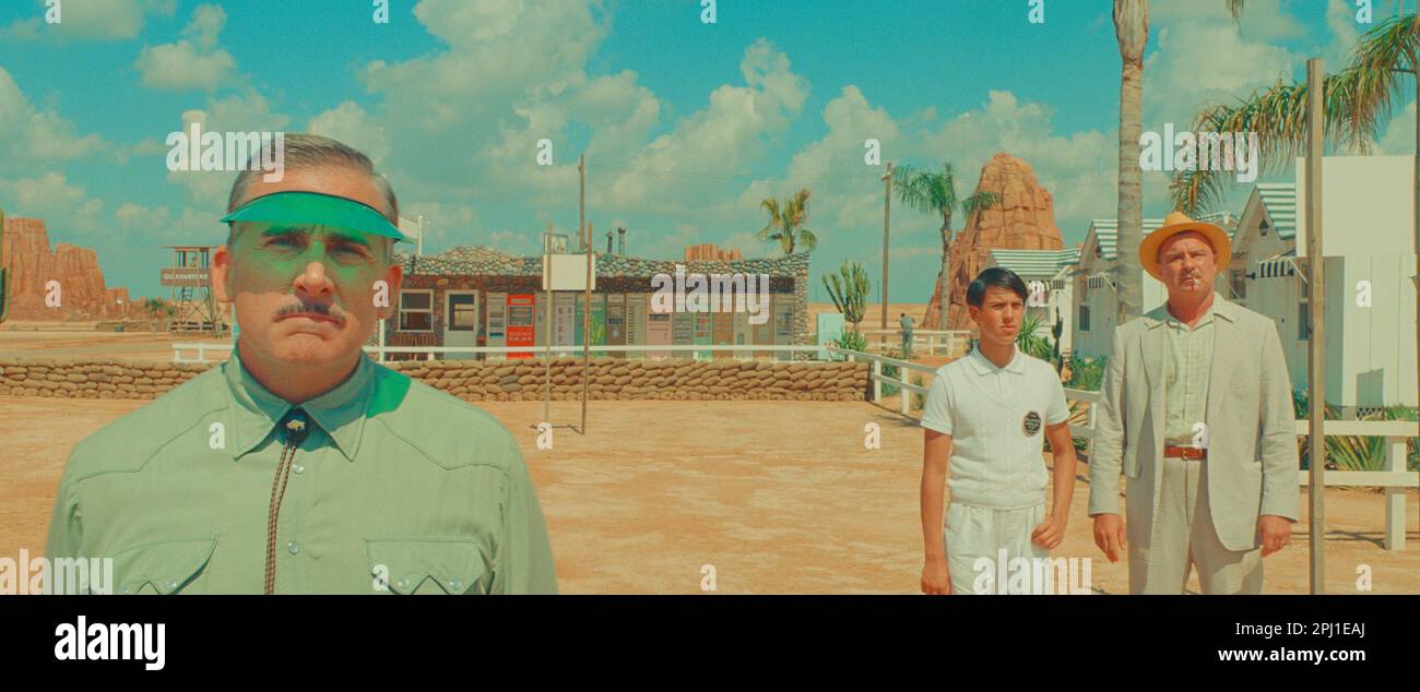 DATE DE SORTIE: 23 juin 2023. TITRE : ville astéroïde. STUDIO : fonctionnalités de mise au point. DIRECTEUR: WES Anderson. PARCELLE: L'itinéraire d'une convention Junior Stargazer est spectaculairement perturbé par des événements de changement du monde AVEC: STEVE CERRELL. (Credit image: © Focus Features/Entertainment Pictures/ZUMAPRESS.com) USAGE ÉDITORIAL SEULEMENT! Non destiné À un usage commercial ! Banque D'Images