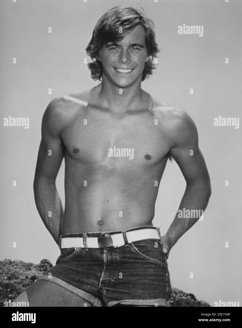 Photo de l'acteur américain des années 1980, Christopher Atkins Banque D'Images
