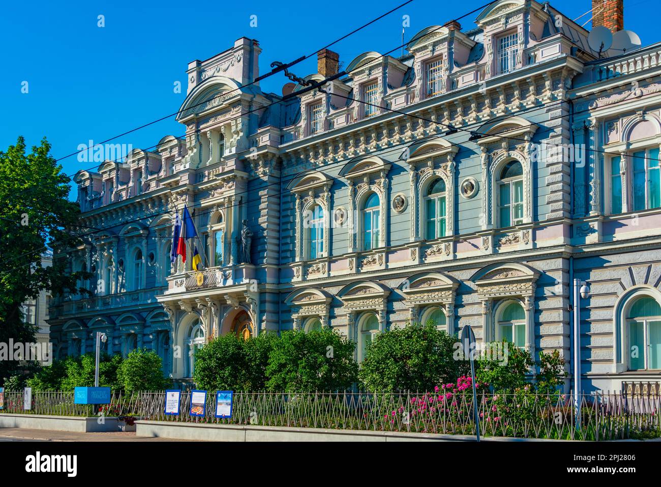 Riga, Lettonie, 24 juin 2022: Ambassade de France à Riga en Lettonie. Banque D'Images