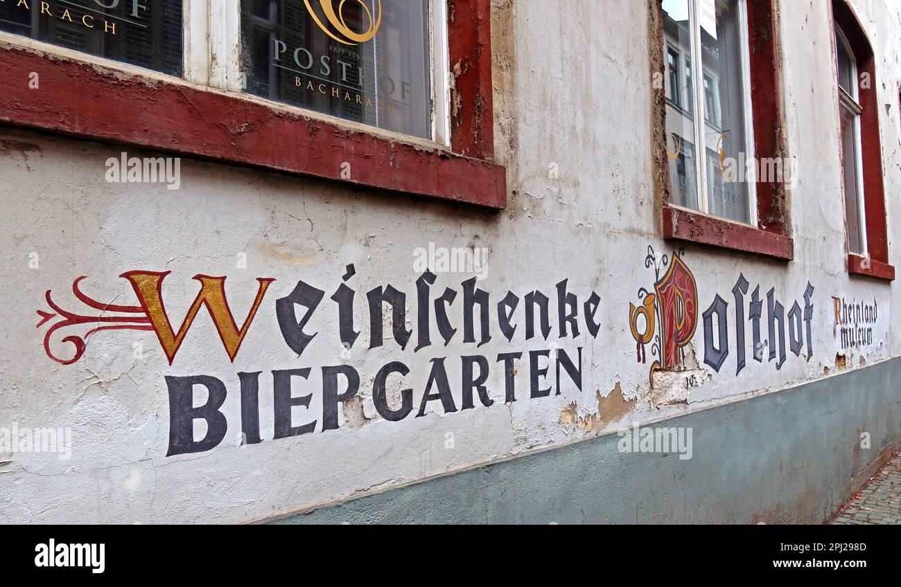 Posthof Bacharach, Oberstrasse 45, 55422, Bacharach (Bacharach am Rhein), quartier de Mayence-Bingen, Allemagne Banque D'Images