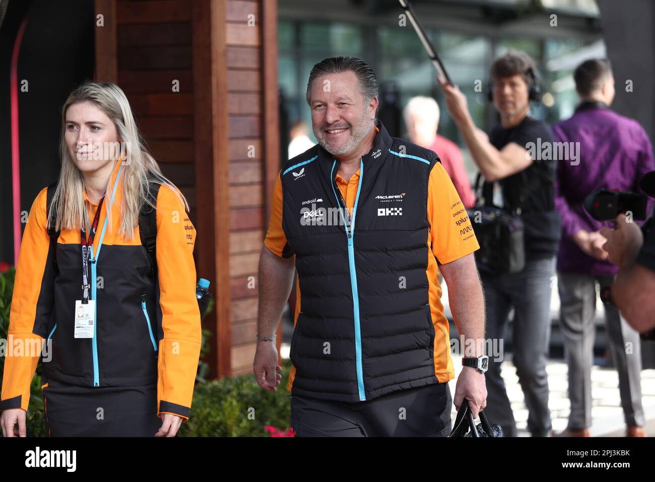 Albert Park, Melbourne, Victoria, Australie. 31st mars 2023. FIA Formula One World Championship 2023 - Formule 1 Rolex Australian Grand Prix - Zac Brown Chief Executive Officer de l'équipe McLaren-F1 pendant le Championnat du monde Formule 1 de la FIA 2023 crédit d'image : brett keating/Alay Live News Banque D'Images