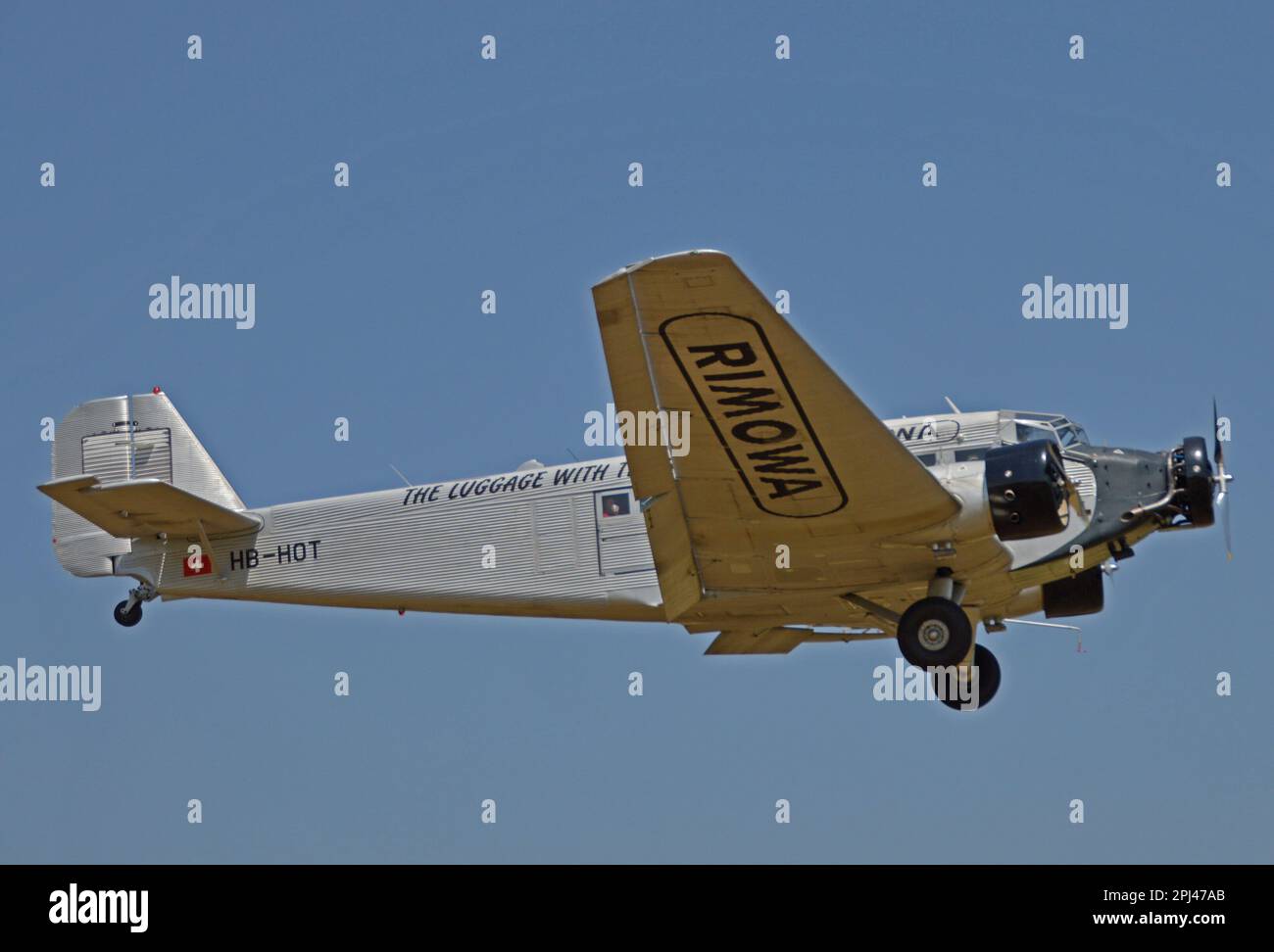 Allemagne, haute-Bavière, Schleissheim - Fly-In (Flugtag) 4-5th juillet 2015. HB-HOT (c/n 6595) Ju-52/3m Banque D'Images
