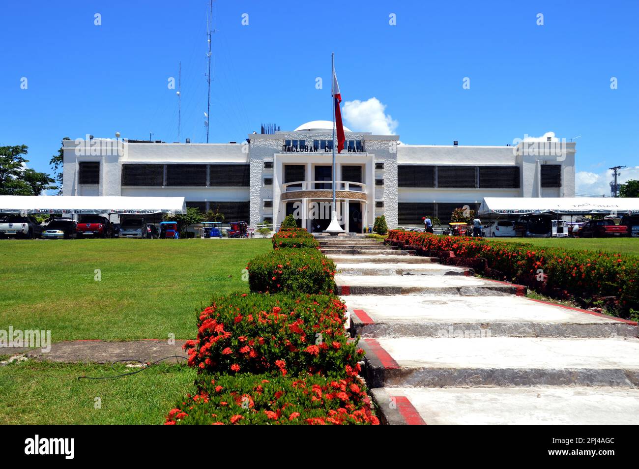 Les Philippines, Leyte, Tacloban: Hôtel de ville. Banque D'Images