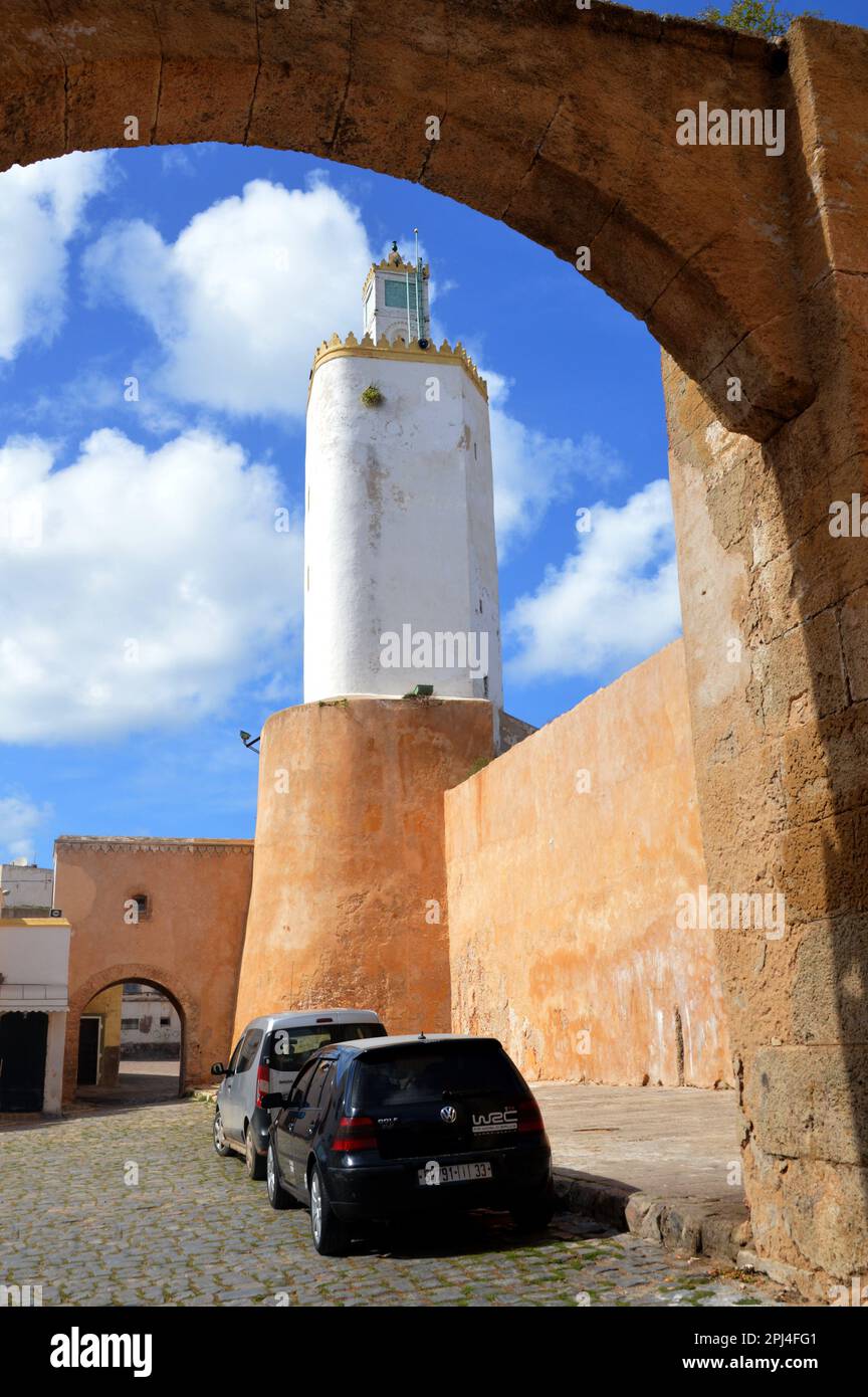 Maroc, El-Jadida, la Cité portugaise : la ville fortifiée de Mazagan, fondée par les Portugais en 1502, fut la dernière possession portugaise sur Le A. Banque D'Images