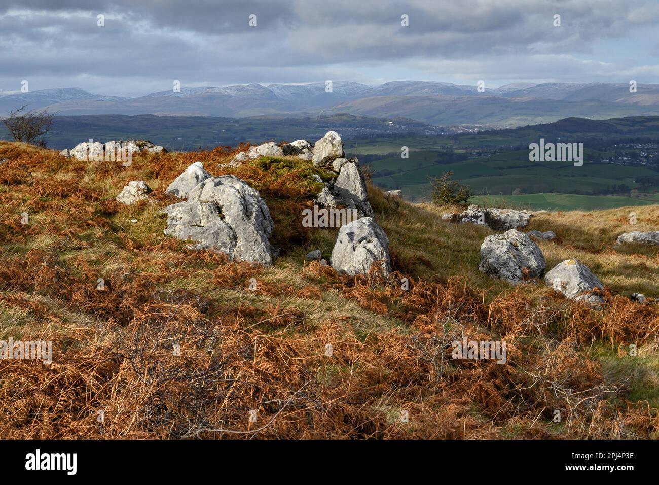 Farleton Knott Cumbria Banque D'Images