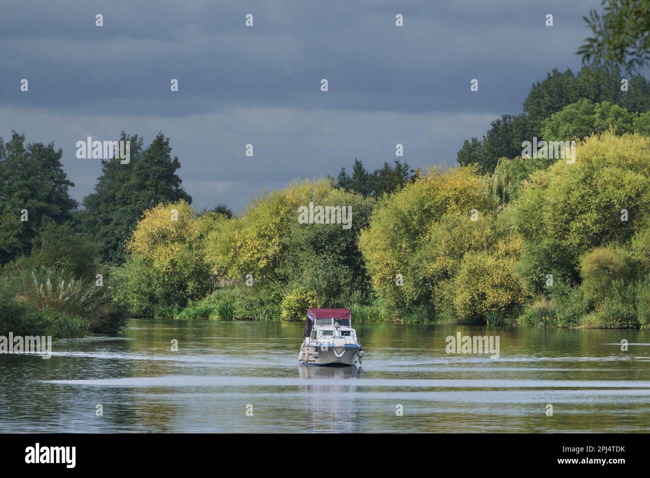 Sur la rivière Trent Banque D'Images