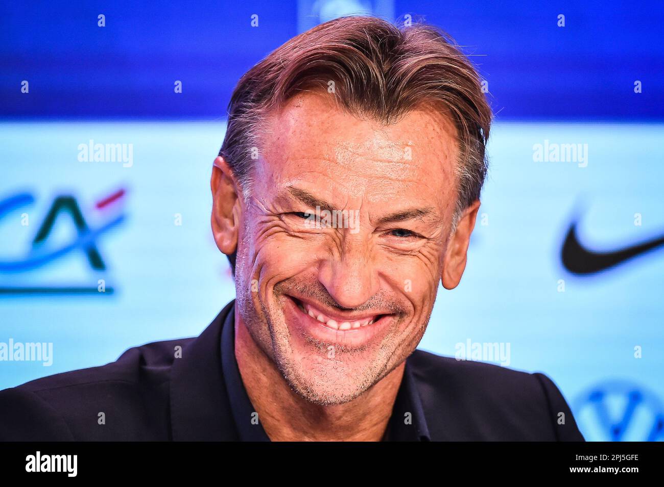 Paris, France. 31st mars 2023. Herve RENARD lors de la conférence de presse de l'équipe française de football féminin sur 31 mars 2023 au siège de la FFF à Paris, France - photo Matthieu Mirville/DPPI crédit: DPPI Media/Alamy Live News Banque D'Images