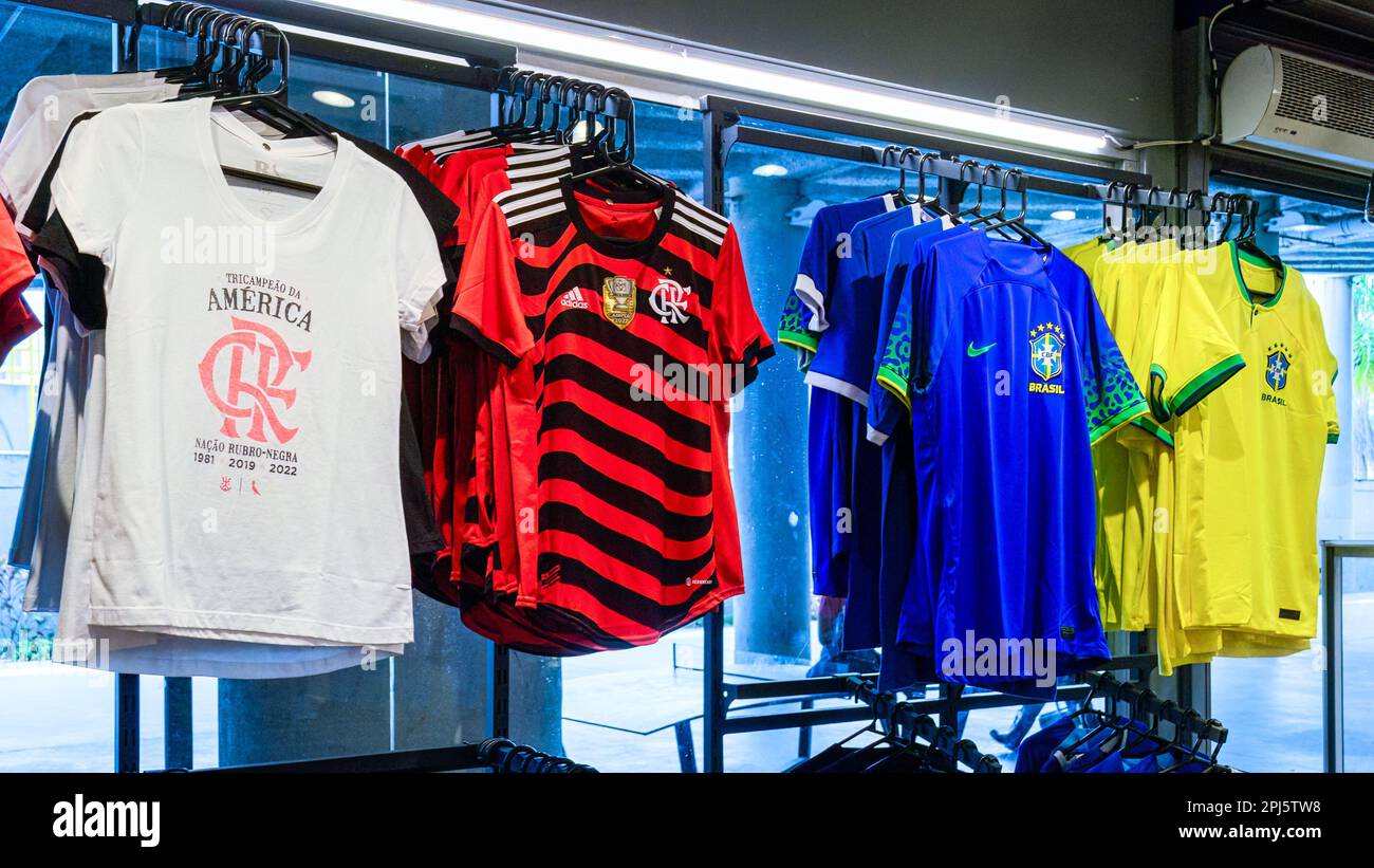 Stade et musée de Maracana, Rio de Janeiro, Brésil Banque D'Images