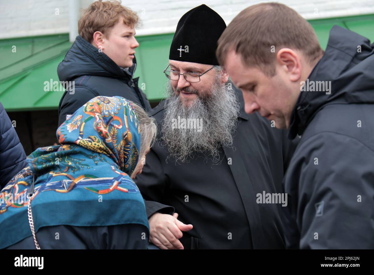 KIEV, UKRAINE - 31 MARS 2023 - Chef du Département d'information et d'éducation synodale de l'Eglise orthodoxe ukrainienne du Patriarcat de Moscou Banque D'Images KIEV, UKRAINE - 31 MARS 2023 - Chef du Département d'information et d'éducation synodale de l'Eglise orthodoxe ukrainienne du Patriarcat de Moscou Banque D'Images