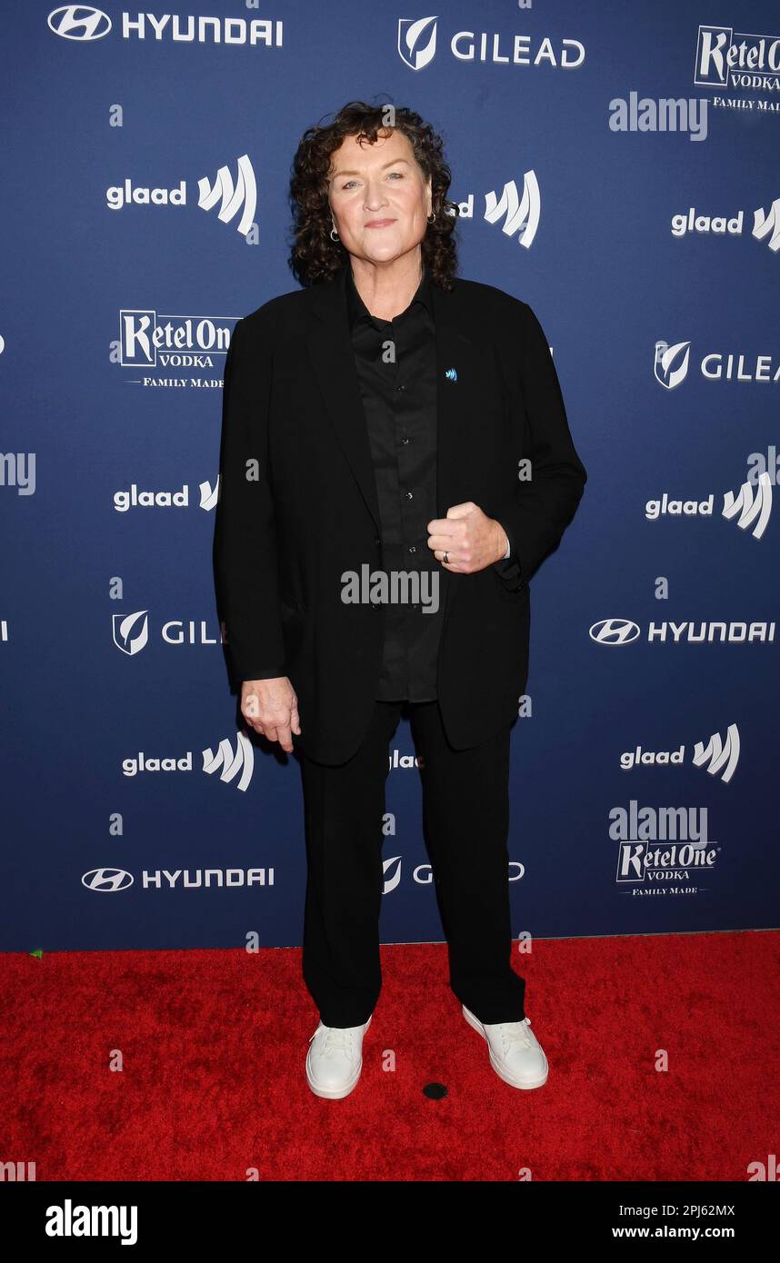 Beverly Hills, Californie, États-Unis. 30th mars 2023. Dot-Marie Jones assiste aux Oscars annuels de médias GLAAD 34th au Beverly Hilton on 30 mars 2023 à Beverly Hills, en Californie. Crédit : Jeffrey Mayer/JTM photos/Media Punch/Alay Live News Banque D'Images