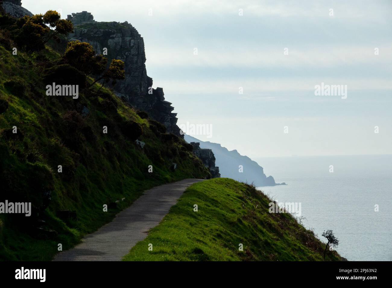 La vallée des rochers, la vallée des rochers, Banque D'Images