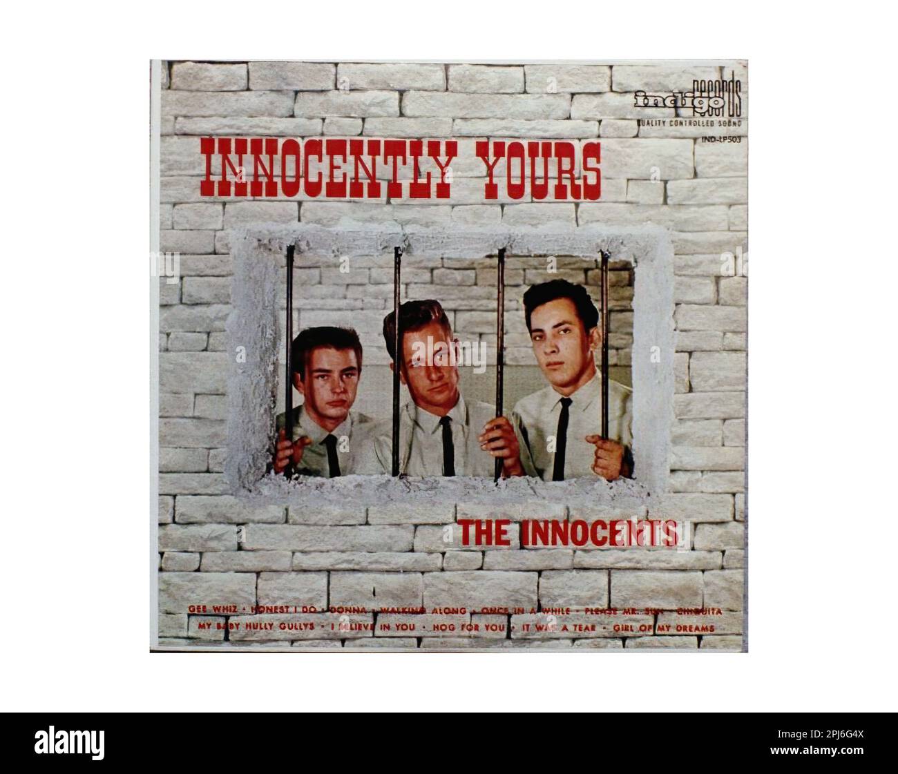 Innocents 1961 - Vintage U.S. Enregistrement de vinyle de musique Banque D'Images