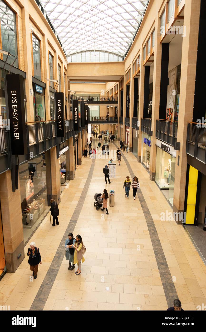 Le centre commercial Grand Arcade à Cambridge en Angleterre Banque D'Images