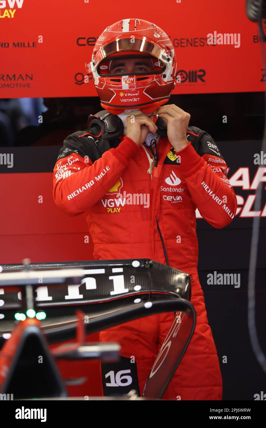 MELBOURNE, Australie, 31. Mars 2023; #16, Charles LECLERC, MCO, Team Scuderia Ferrari, SF23, pendant le GRAND Prix de Formule un australien sur 31 mars 2023, Albert Park - Melbourne, Formel 1 Rennen en Australie, Motorsport, F1 GP, Honorarpflichtiges Foto, image payante, Copyright © Clay CROSS / ATP images (CROSS Clay / ATP / SPP) Banque D'Images